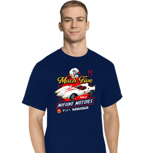 Secret_Shirts T-Shirts, Tall / Large / Navy Mifune Motors