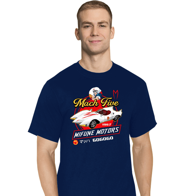 Secret_Shirts T-Shirts, Tall / Large / Navy Mifune Motors