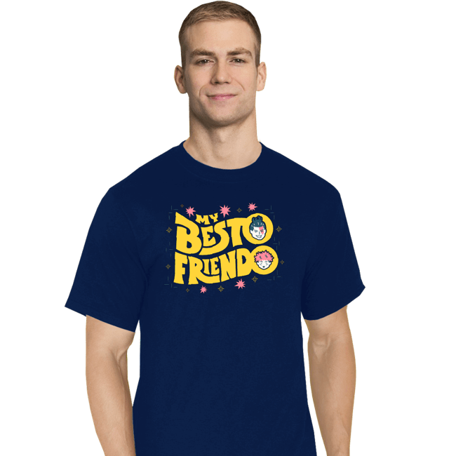 Secret_Shirts T-Shirts, Tall / Large / Navy Besto Friendo