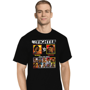 Secret_Shirts T-Shirts, Tall / Large / Black Denzel Fighter