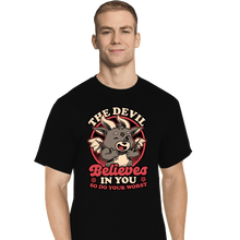 Load image into Gallery viewer, Secret_Shirts T-Shirts, Tall / Large / Black Devils Believe In You
