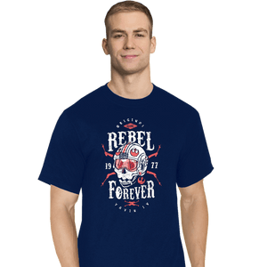 Shirts T-Shirts, Tall / Large / Navy Rebel Forever