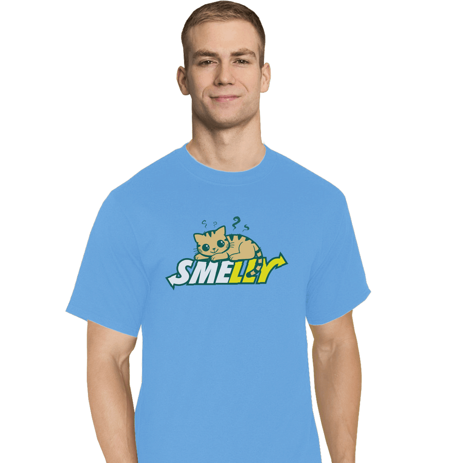 Secret_Shirts T-Shirts, Tall / Large / Royal Blue Smelly Cat Secret Sale