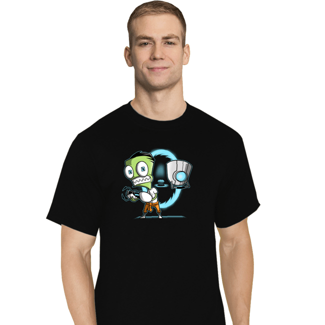 Shirts T-Shirts, Tall / Large / Black The Cupcake Is A Lie