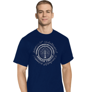 Shirts T-Shirts, Tall / Large / Navy Minas Tirith