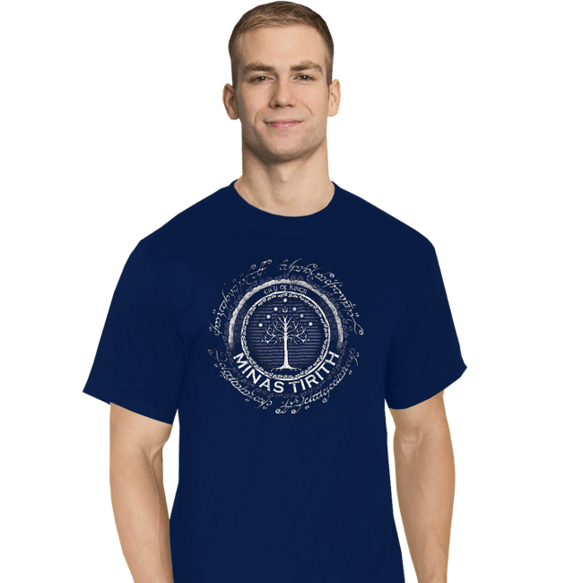 Shirts T-Shirts, Tall / Large / Navy Minas Tirith