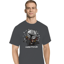 Load image into Gallery viewer, Shirts T-Shirts, Tall / Large / Charcoal Hello Mando
