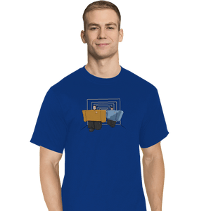 Shirts T-Shirts, Tall / Large / Royal Blue Kirk Loves It