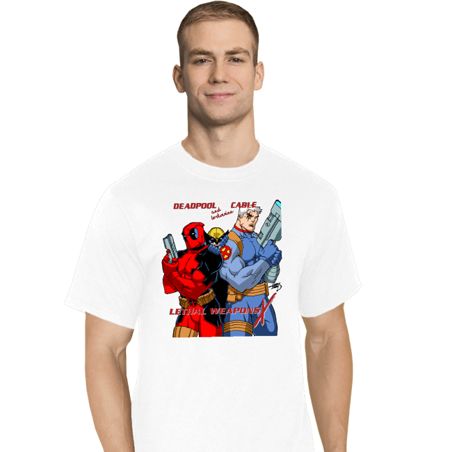 Secret_Shirts T-Shirts, Tall / Large / White Lethal Weapons X