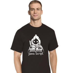 Shirts T-Shirts, Tall / Large / Black Jawa Script