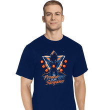 Load image into Gallery viewer, Shirts T-Shirts, Tall / Large / Navy Retro Saiyan Prince
