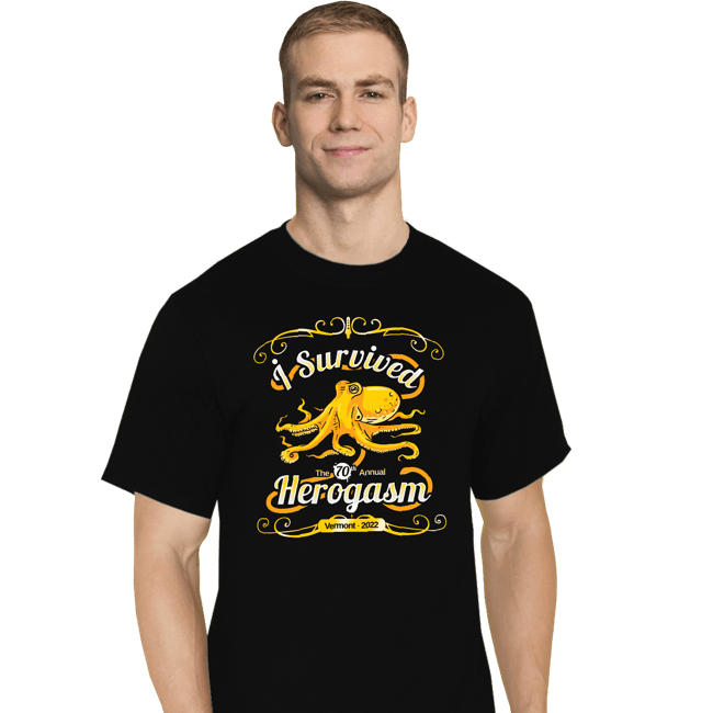 Daily_Deal_Shirts T-Shirts, Tall / Large / Black I Survived The Hero Gathering
