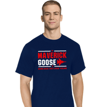 Load image into Gallery viewer, Shirts T-Shirts, Tall / Large / Navy Maverick And Goose

