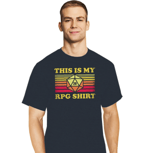 Shirts T-Shirts, Tall / Large / Dark Heather My RPG Shirt