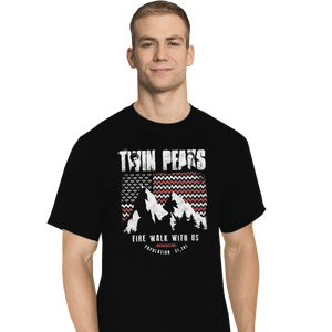 Shirts T-Shirts, Tall / Large / Black An American Mystery