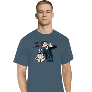Secret_Shirts T-Shirts, Tall / Large / Indigo Blue Jake & Charles