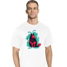 Load image into Gallery viewer, Shirts T-Shirts, Tall / Large / White Cat Shapes
