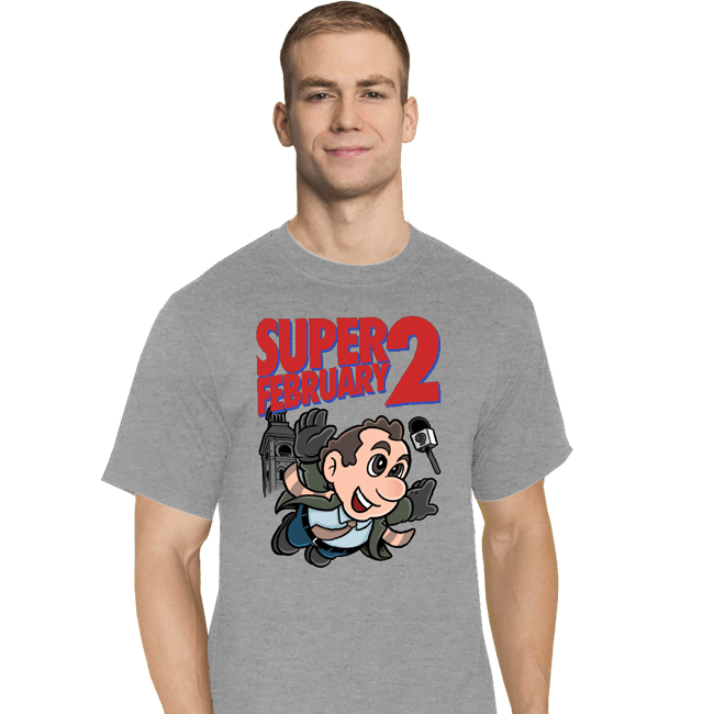 Daily_Deal_Shirts T-Shirts, Tall / Large / Sports Grey Super Ground Hog Day