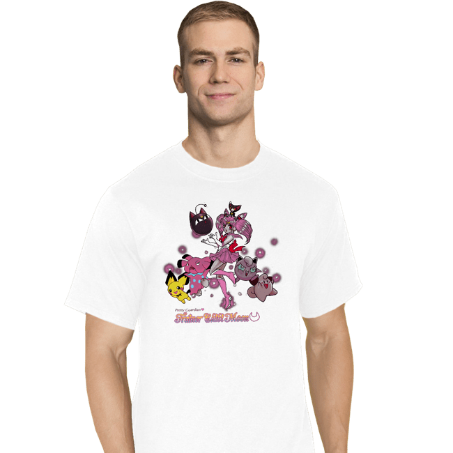 Shirts T-Shirts, Tall / Large / White Trainer Chibi Moon