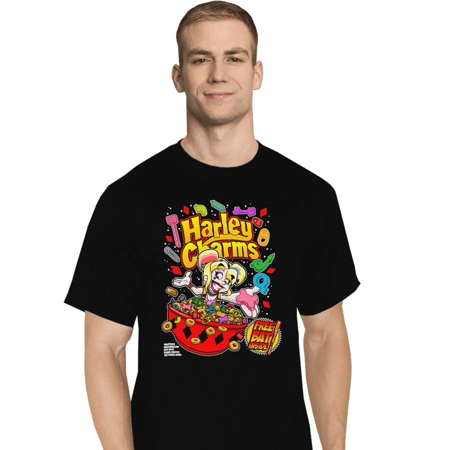Shirts T-Shirts, Tall / Large / Black Harley Charms