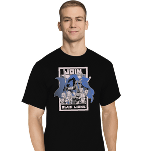 Shirts T-Shirts, Tall / Large / Black Join Blue Lions