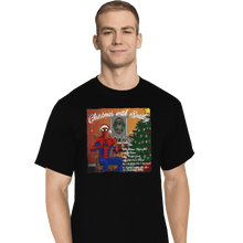 Load image into Gallery viewer, Shirts T-Shirts, Tall / Large / Black Spidey Christmas Album
