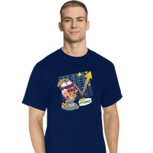Load image into Gallery viewer, Shirts T-Shirts, Tall / Large / Navy Turnip Stonks
