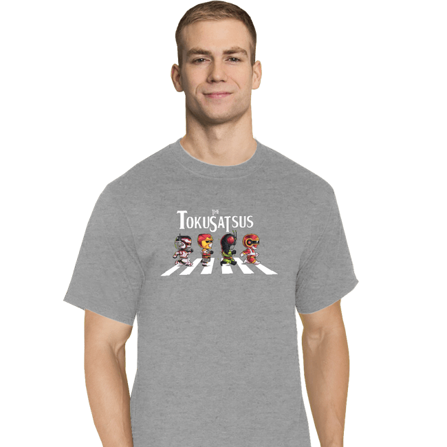 Daily_Deal_Shirts T-Shirts, Tall / Large / Sports Grey Tokusatsu Road