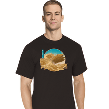 Load image into Gallery viewer, Daily_Deal_Shirts T-Shirts, Tall / Large / Black The Great Wave off Arrakis
