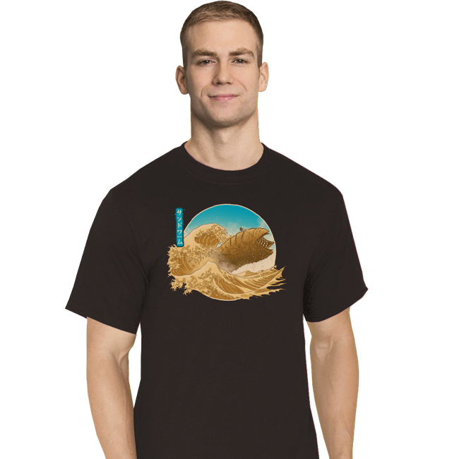 Daily_Deal_Shirts T-Shirts, Tall / Large / Black The Great Wave off Arrakis