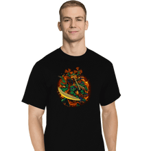 Load image into Gallery viewer, Daily_Deal_Shirts T-Shirts, Tall / Large / Black Cowabunga
