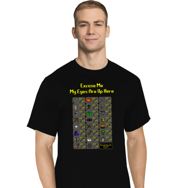 Secret_Shirts T-Shirts, Tall / Large / Black Run Escape