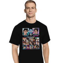 Load image into Gallery viewer, Daily_Deal_Shirts T-Shirts, Tall / Large / Black Time Fighters 10th vs 11th
