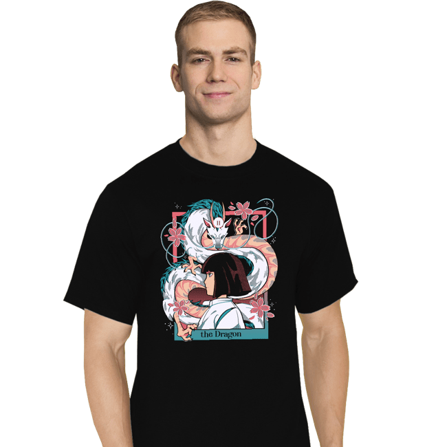 Daily_Deal_Shirts T-Shirts, Tall / Large / Black The Dragon