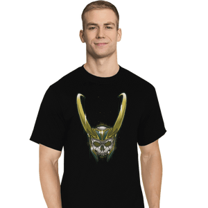 Shirts T-Shirts, Tall / Large / Black Loki Skull