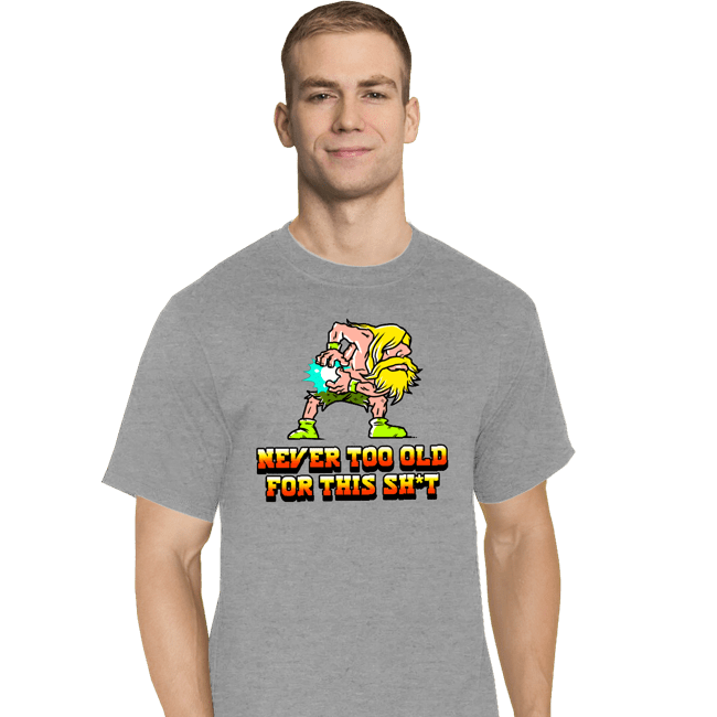 Daily_Deal_Shirts T-Shirts, Tall / Large / Sports Grey Never Too Old