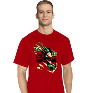 Daily_Deal_Shirts T-Shirts, Tall / Large / Red The Strongest Dude