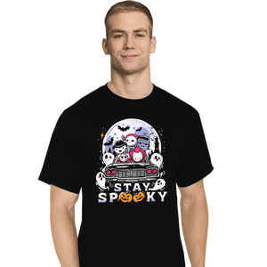 Daily_Deal_Shirts T-Shirts, Tall / Large / Black Stay Spooky