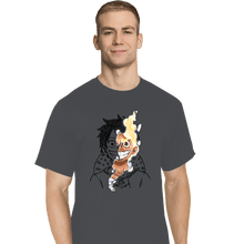 Load image into Gallery viewer, Daily_Deal_Shirts T-Shirts, Tall / Large / Charcoal Power God Of Sun
