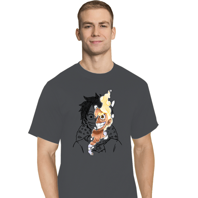 Daily_Deal_Shirts T-Shirts, Tall / Large / Charcoal Power God Of Sun