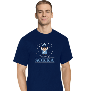 Shirts T-Shirts, Tall / Large / Navy The Legend Of Sokka