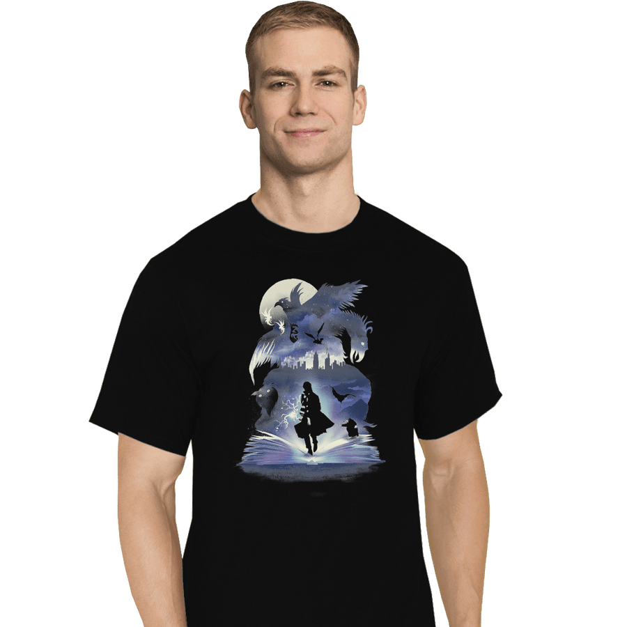 Shirts T-Shirts, Tall / Large / Black The Fantastic Book Of Magic