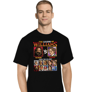 Daily_Deal_Shirts T-Shirts, Tall / Large / Black Robin Williams Fighter