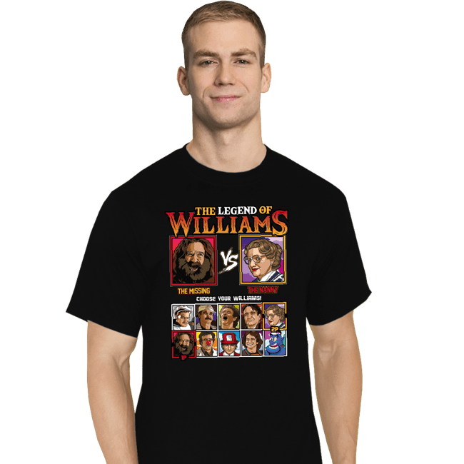 Daily_Deal_Shirts T-Shirts, Tall / Large / Black Robin Williams Fighter