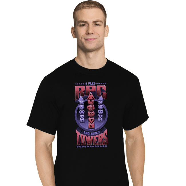 Secret_Shirts T-Shirts, Tall / Large / Black Dice Tower!