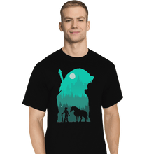 Load image into Gallery viewer, Shirts T-Shirts, Tall / Large / Black Hylian Silhouette
