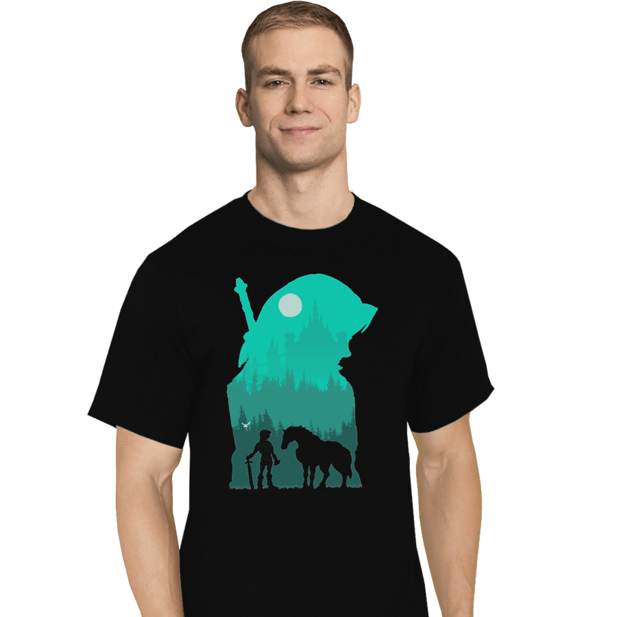 Shirts T-Shirts, Tall / Large / Black Hylian Silhouette