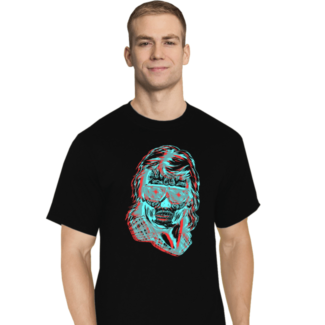 Shirts T-Shirts, Tall / Large / Black They Live 3D