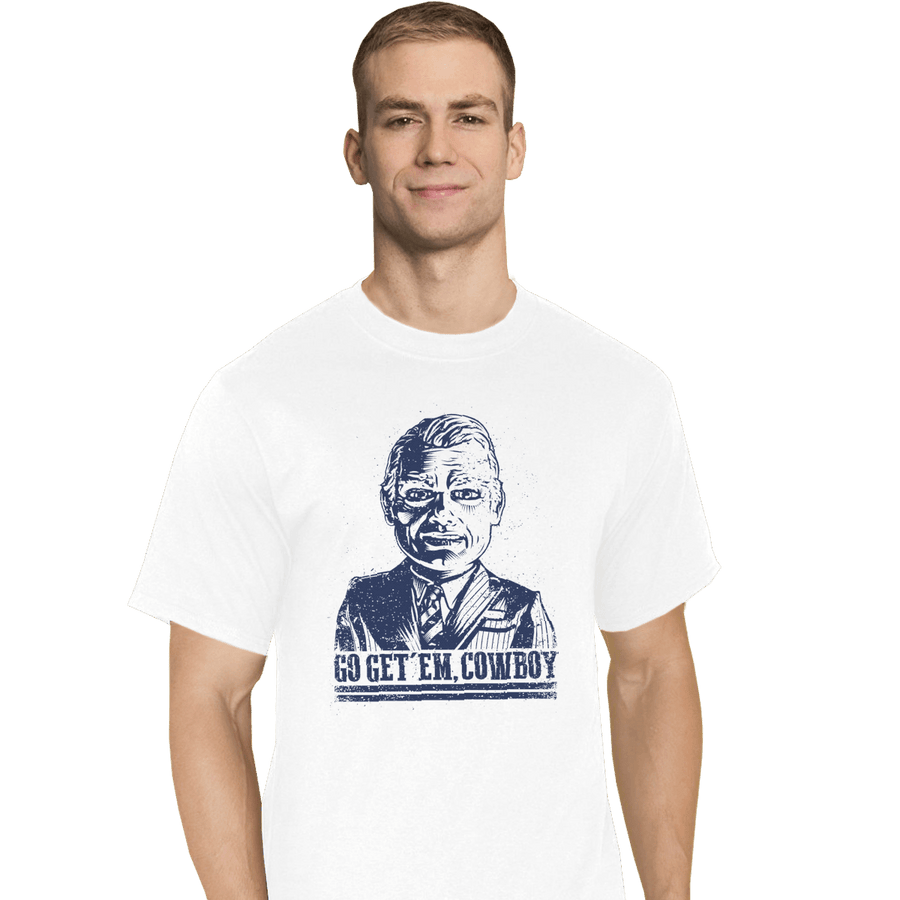 Shirts T-Shirts, Tall / Large / White Cowboy