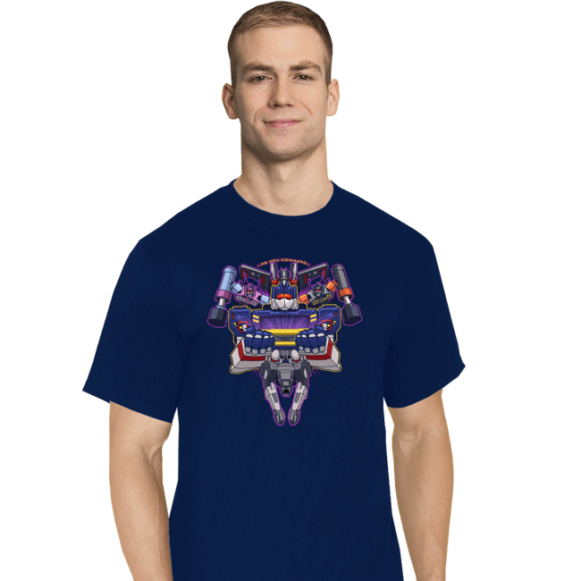 Shirts T-Shirts, Tall / Large / Navy As you Command